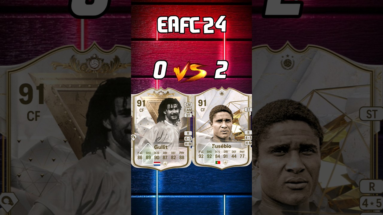 GULLIT VS EUSÉBIO ICON IN EA FC 24!! 