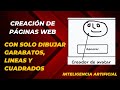 Crea páginas web solo dibujándolas