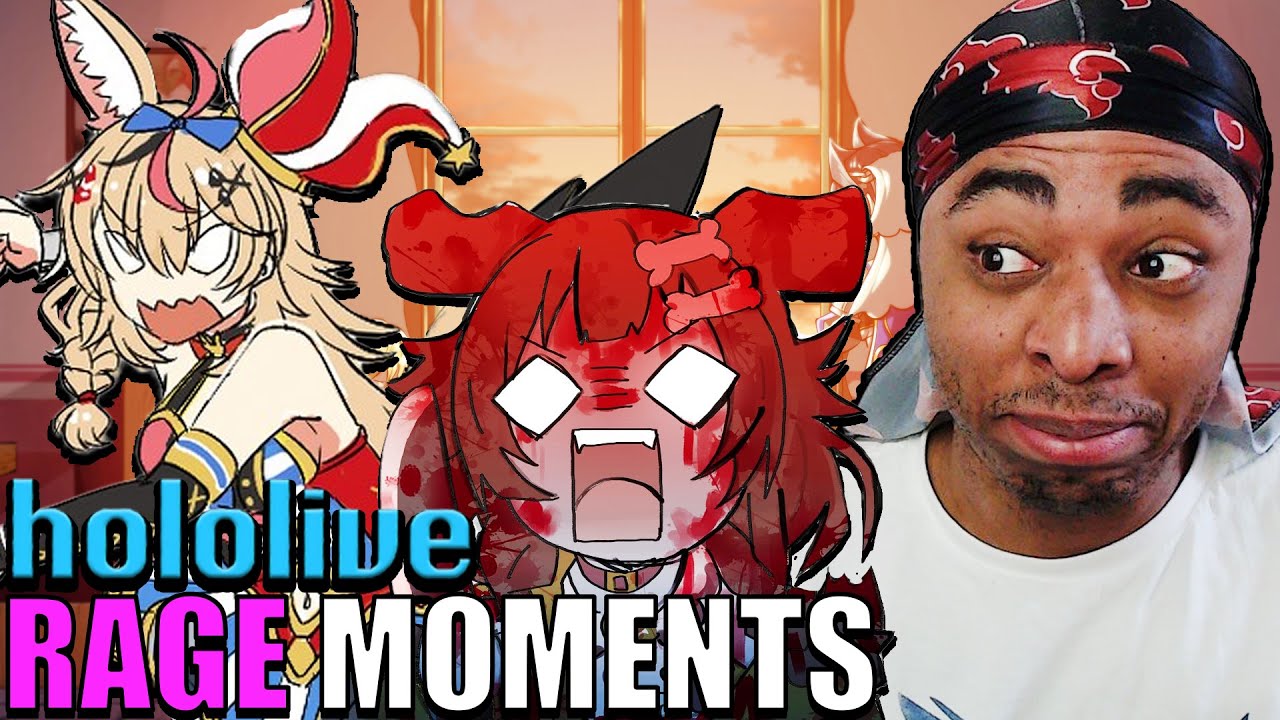 The Most CRAZY HOLOLIVE RAGE Moments Reaction