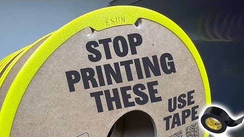 Stop Printing Cardboard Spool Adapters and Use Tape Instead.