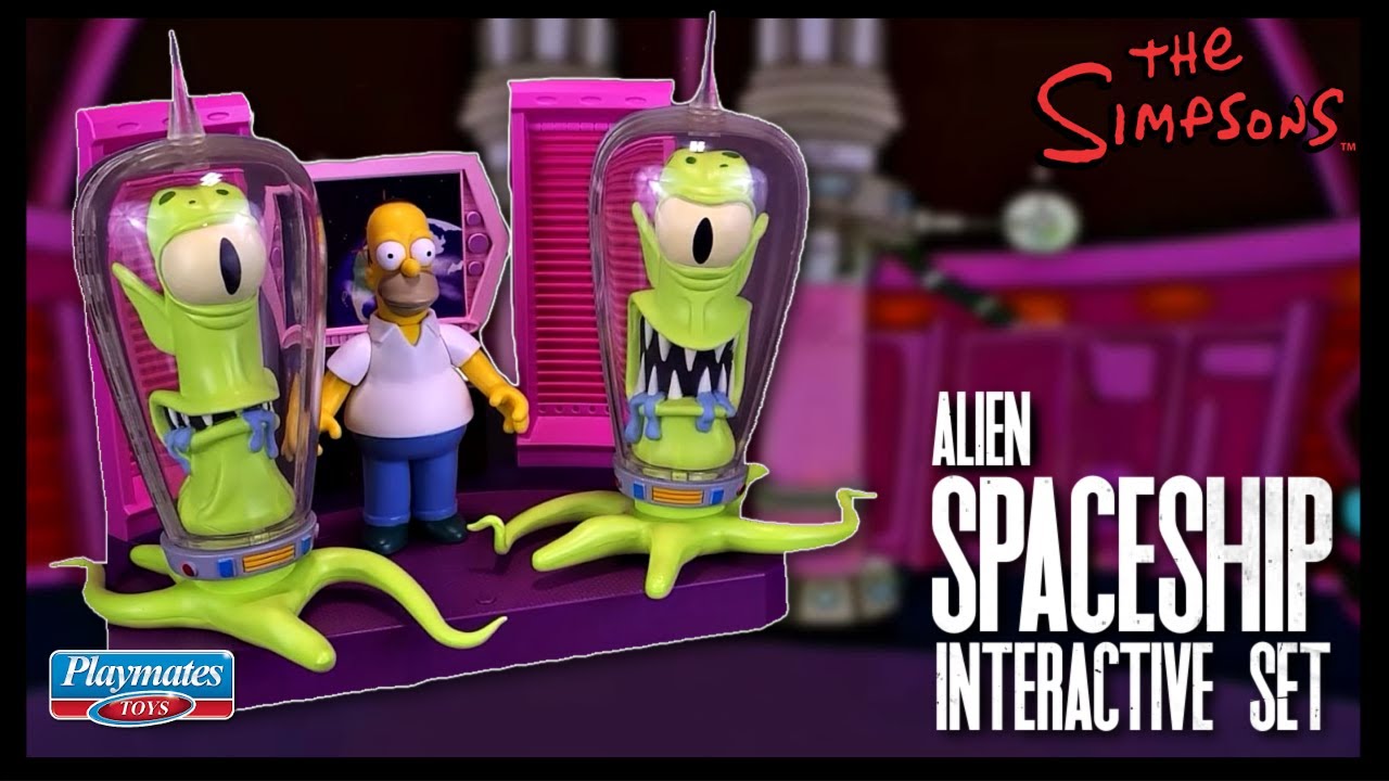 Playmates Simpsons Treehouse of Horror Spaceship Environment