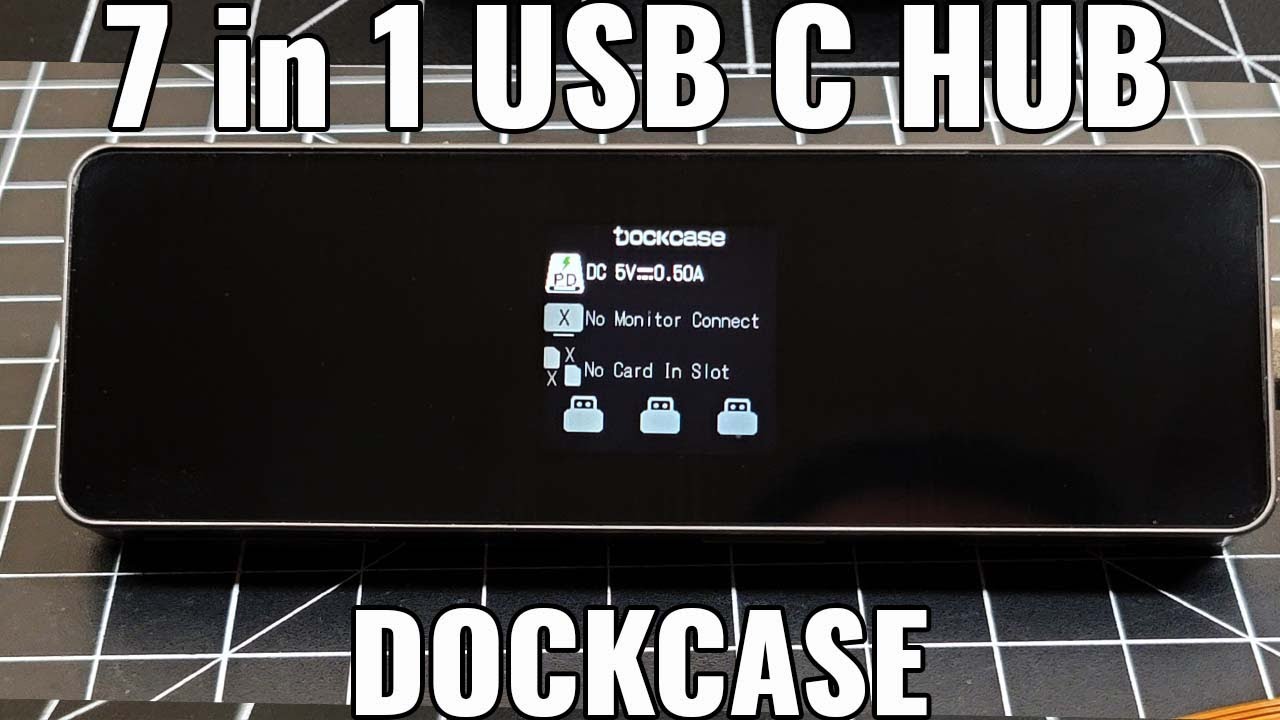 DockCase: World's 1st USB-C Smart HD Display Dock 7 in 1