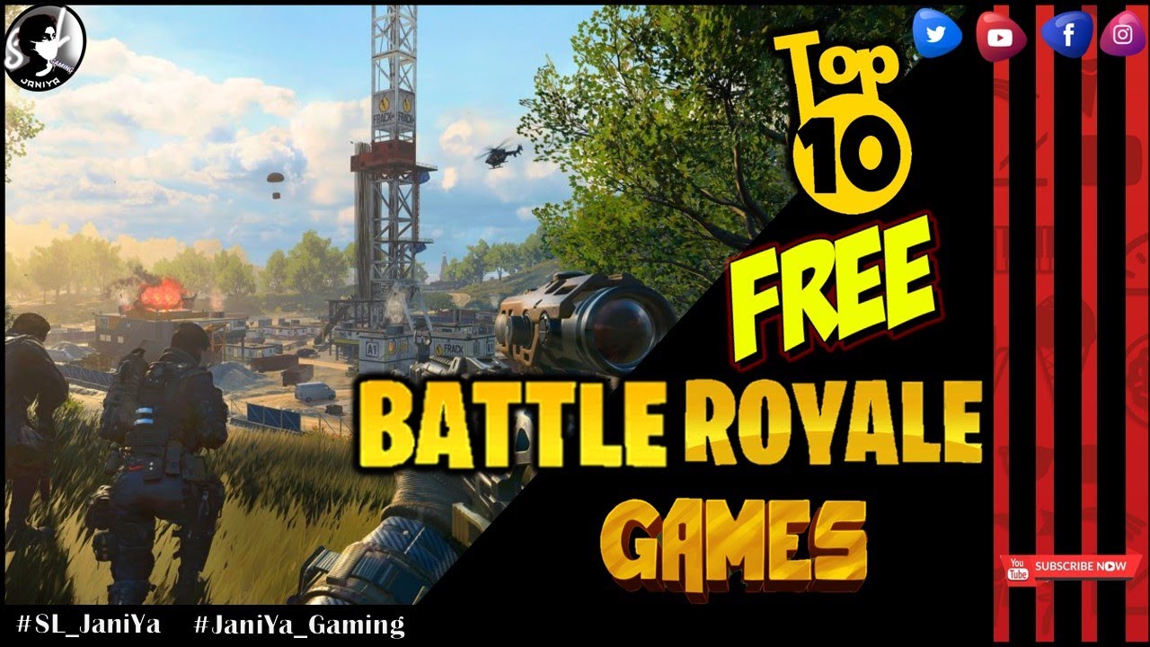 Top 10 Free Battle Royale Games Sinhala