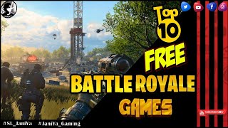 Top 10 Free Battle Royale Games Sinhala