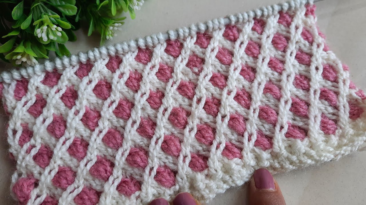 Two colour ka sweater design for girls, Two colour baby sweater design