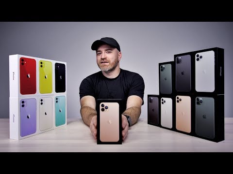 Unboxing Every iPhone 11  iPhone 11 Pro  iPhone 11 Pro Max