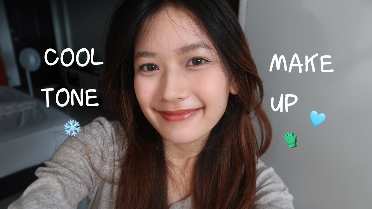 Cool tone makeup ❄️🪞🩵