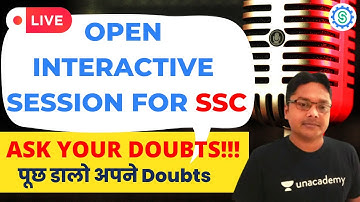 Open Doubt Session by SKP Sir | Ask your Questions | SSC JE 2022 | Saurabh Kumar Pandey