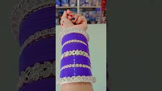 dark lavender chuda set 🫶🫶 #trending #weddingaccessories