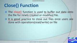 How to use Flush and Close Function in Python File Handling