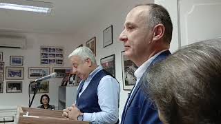 Ο Στ. Ζαβιτσάνος για τον Πάνο Ορφανό στα εγκαίνια των νέων γραφείων της Νέας Χορωδίας