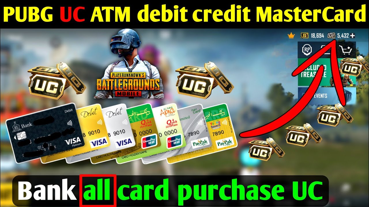 How to Buy PUBG Mobile UC in Visa or UnionPay Debit Credit Card in Pakistan