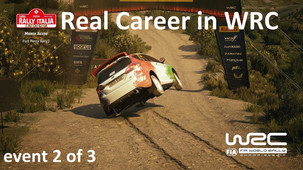 EA WRC | club Real Career in WRC | ралли Сардиния | День 2