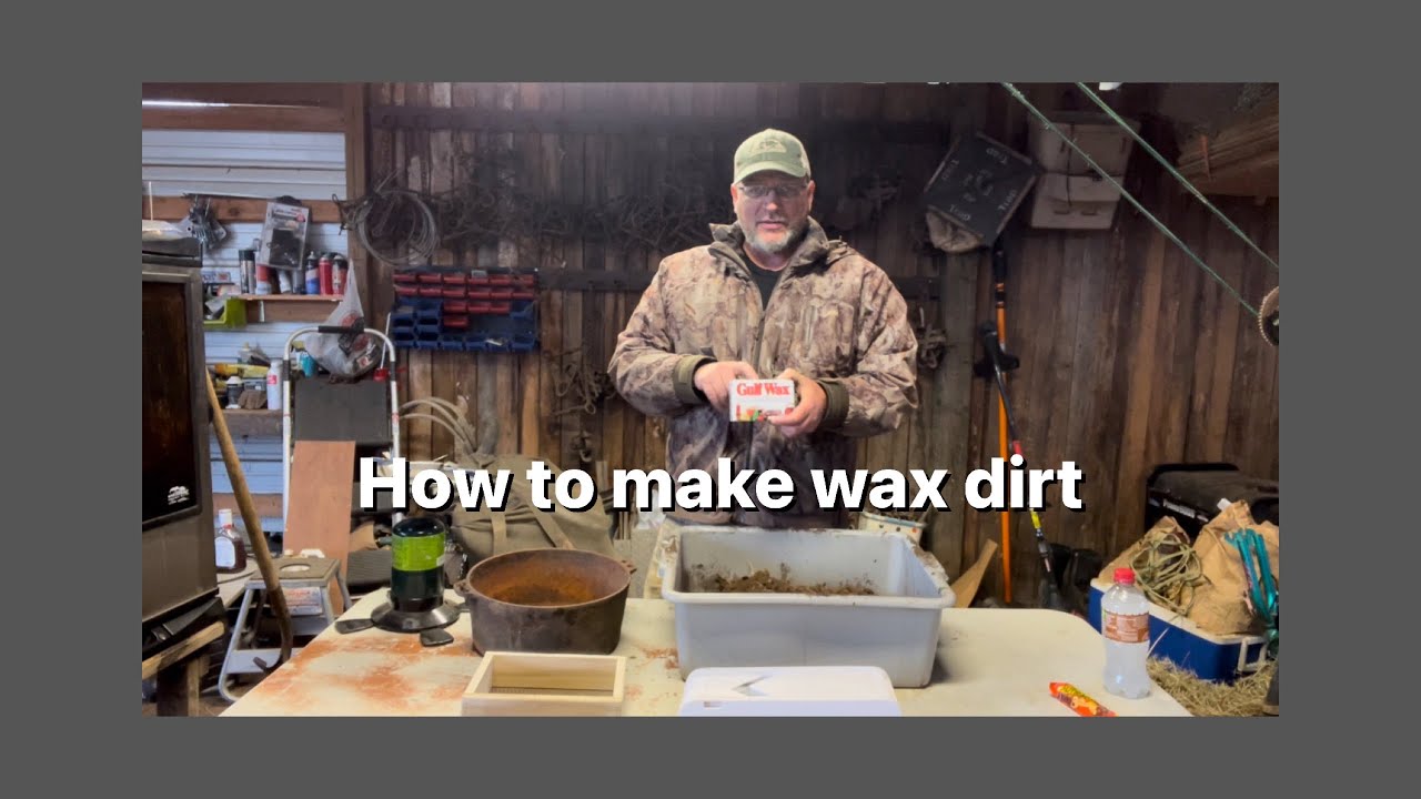 Tutorial on making wax dirt for trapping YouTube