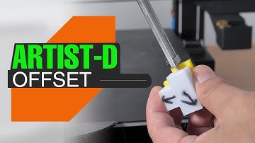 How to setup Offset calibration for JGMaker Artist D Dual extruder Independent 3d printer