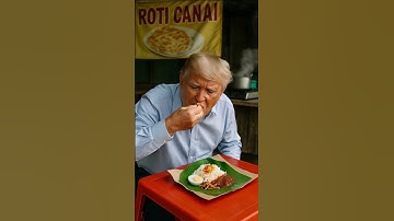 POV: Trump Eats Nasi Lemak with His Hands for the First Time 🍛🇲🇾