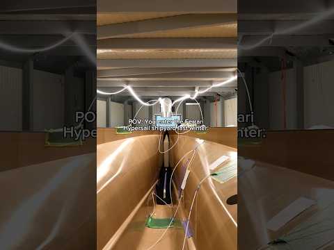 A look back at what was happening at the Ferrari Hypersail shipyard ⬆️ #Ferrari #FerrariHypersail