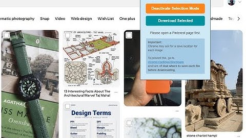How to Bulk Download Images from Pinterest (Chrome Extension Demo)