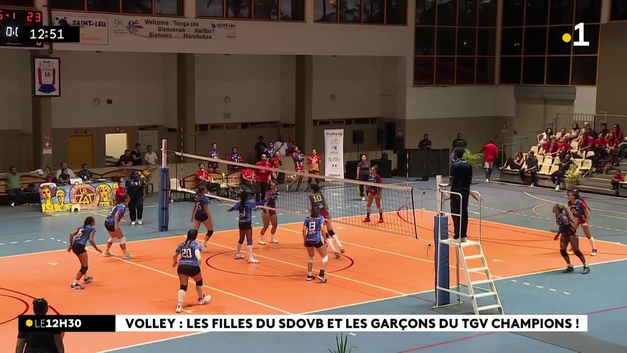 Championnat de volley-ball à La Réunion : victoire des Dionysiennes et des Tamponnais