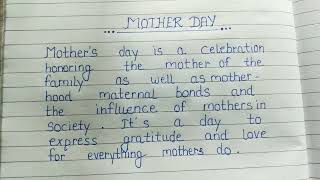 Mother day 📝📝 #mothersday #essay #paragraph #ytviralvideo #viral