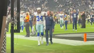 Watch Cowboys players after a "Super Emotional Win" vs. Raiders