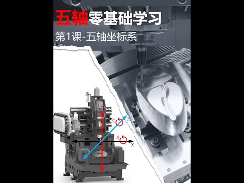 本期视频是学习五轴加工的关键所在，一定不要错过！