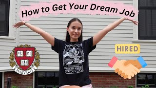 Harvard Hacker House: How to Get Your Dream Job?