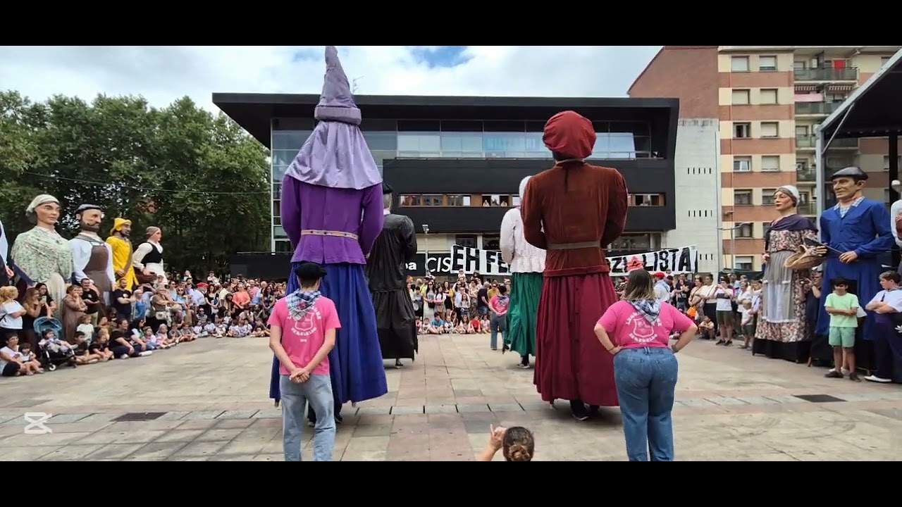 GIGANTADA BARAKALDO. EL CARMEN 2025. BONITO DIA DE GIGANTES.