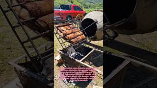 Genius Construction Site BBQ 🏗️🔥 Concrete Mixer Spit #bbq #jugaad #lifehacks #construction #barbecue