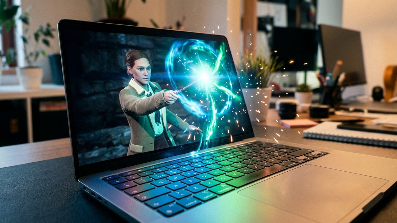 Hogwarts Legacy running locally on an Apple Silicon Mac