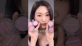 핑크 블러셔 그냥 여기서 고르세요! 쿨핑, 웜핑, 그리고 미지근핑크까지🩷 #블러셔추천 #shorts