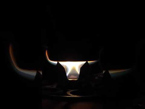 Горелка на сухом горючем🔥Dry fuel burner. Quemador de combustible seco. موقد وقود جاف. #shorts
