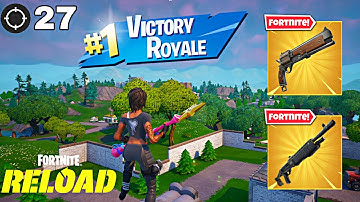 Fortnite Reload Zero Build | Solo Vs Duos | High Kill | Full Controller Gameplay 