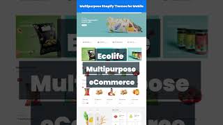 Multipurpose Shopify Themes for Mobile #shopifythemes  #mobilefirst  #shopifydesign