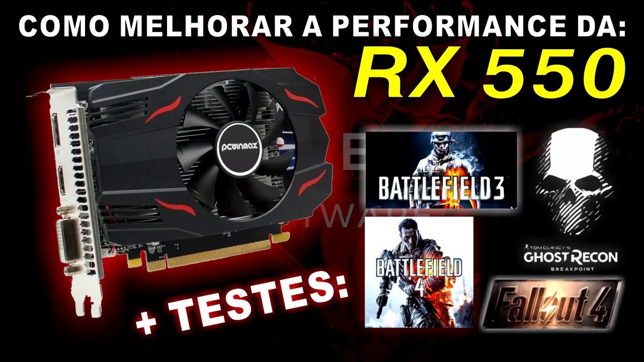 COMO MELHORAR PERFORMANCE DA RX 550 (TUTORIAL COMPLETO 2025) - YouTube