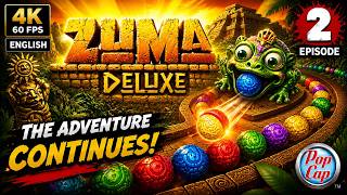 Zuma Deluxe Part 2 | Full Walkthrough | No Commentary | 4K