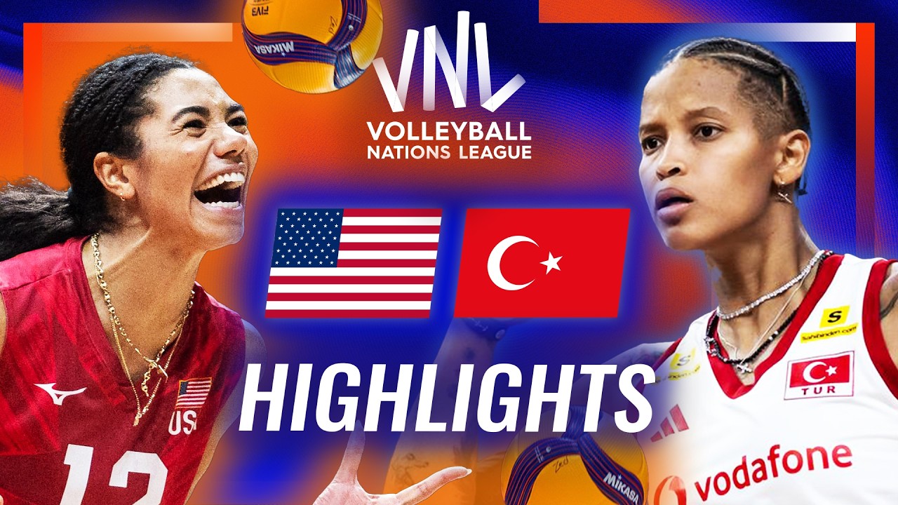 USA 🇺🇸 vs. Türkiye 🇹🇷 - Highlights | Week 3 | Women's VNL 2026