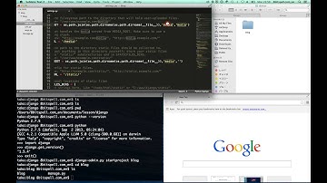 プロジェクトの作成　djangoで作るオリジナルブログ