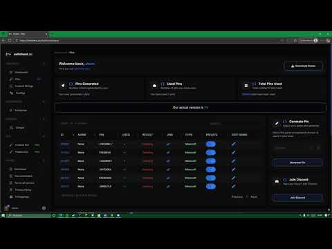 How to screenshare with ocean.