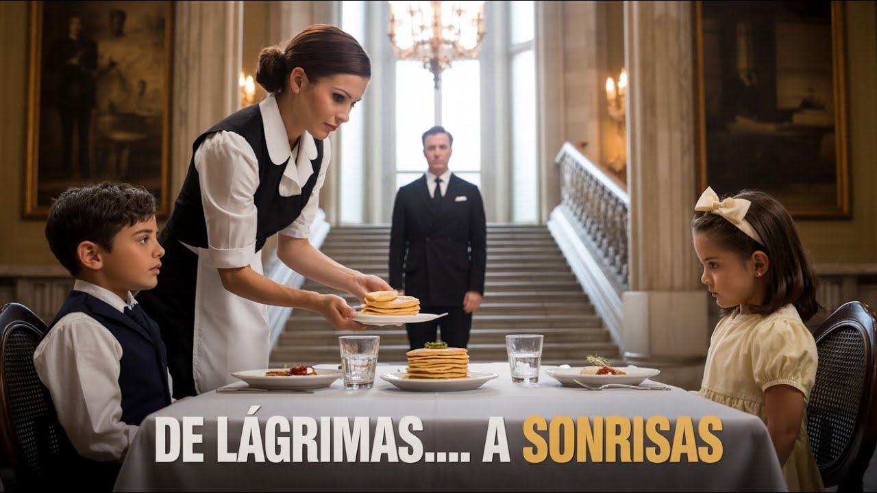 Los hijos del millonario no comían nada hasta que la nueva niñera hizo algo que sorprendió al padre.