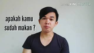 How to say Kamu udah makan belum 