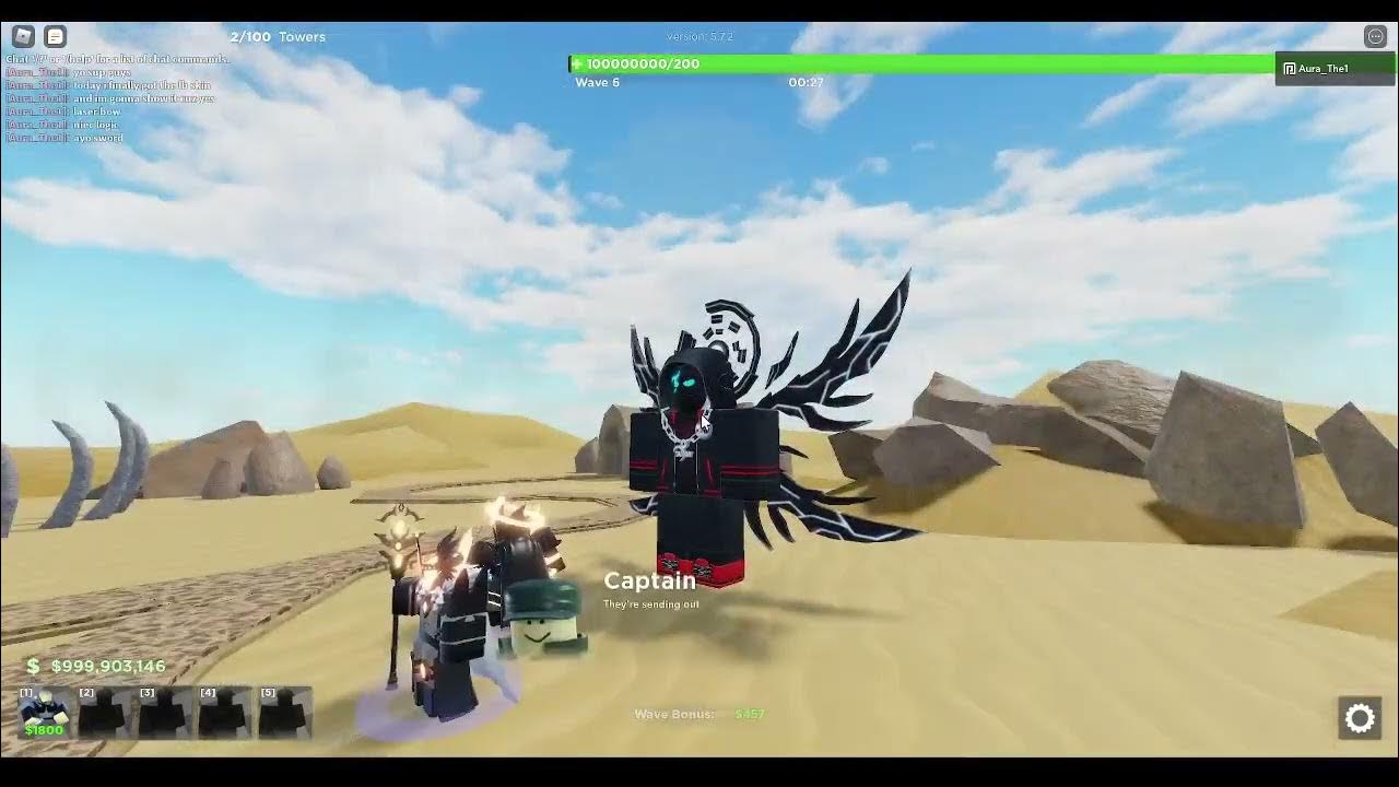 avarian paladin light beamer skin showcase in roblox tower blitz