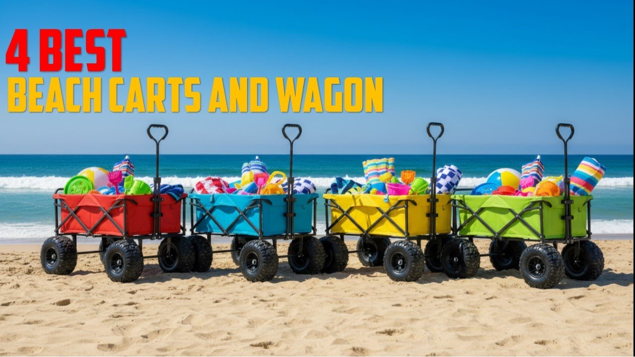✅Best Beach Carts and Wagon in 2025 | Top 4 Best Beach Carts and Wagon in 2025