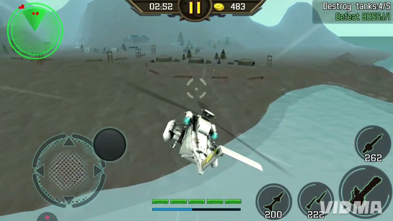 Gunship Strike 3D level 5 boss