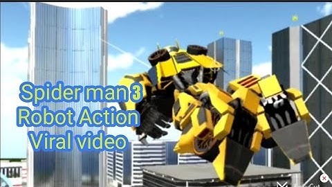 Spider man 3 Robot Action vilal video//Mobile games 2024