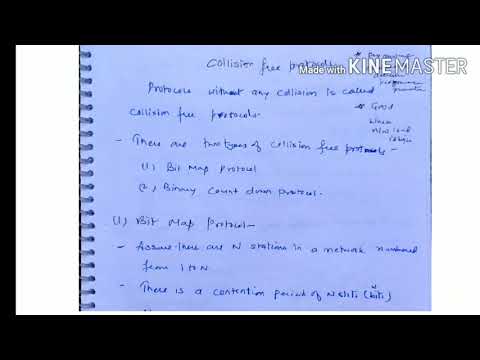 Collision-Free Protocols - Bit Map Protocol - Lecture 61 | Computer Networks