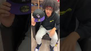 Colorado Rockies 2000 2003 Alt New Era 59Fifty Fitted Hat Gray Under Brim