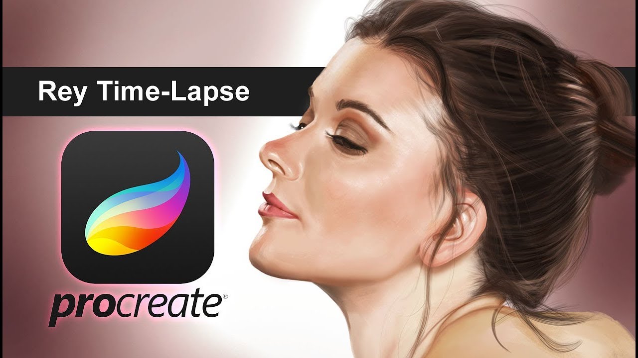 Rey Fanart Portrait Base Time-Lapse