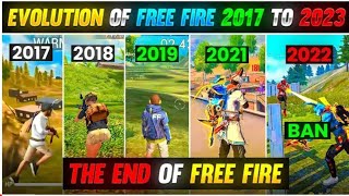 FREE FIRE STORY 2017 TO 2023 \/ EVOLUTION OF FREE FIRE \/ SUCCESS STORY OF FREE FIRE\/GARENA FREE FIRE