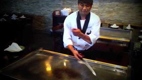 Teppanyaki Knife Tricks